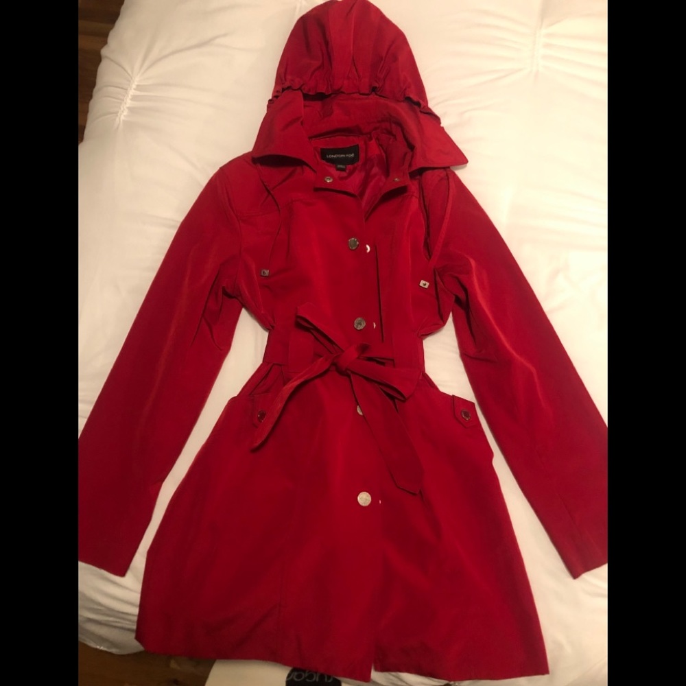 Woman’s London Fog rain coat